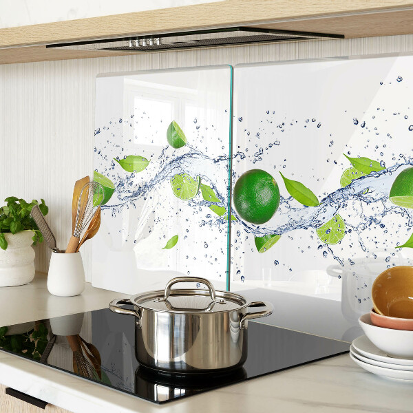 Glazen snijplanken Citroenen en bladwater