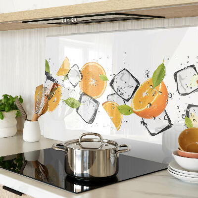 Snijplanken glas Citrus met ijs