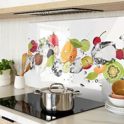 Glazen snijplanken Fruit met ijs