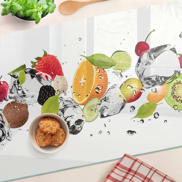 Glazen snijplanken Fruit met ijs