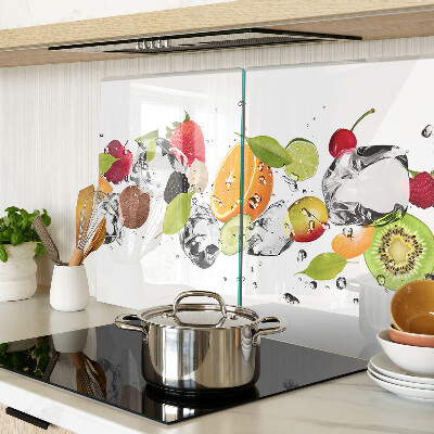 Glazen snijplanken Fruit met ijs