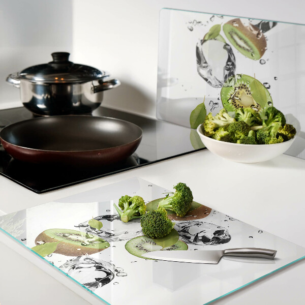 Snijplanken glas Fruit in ijs