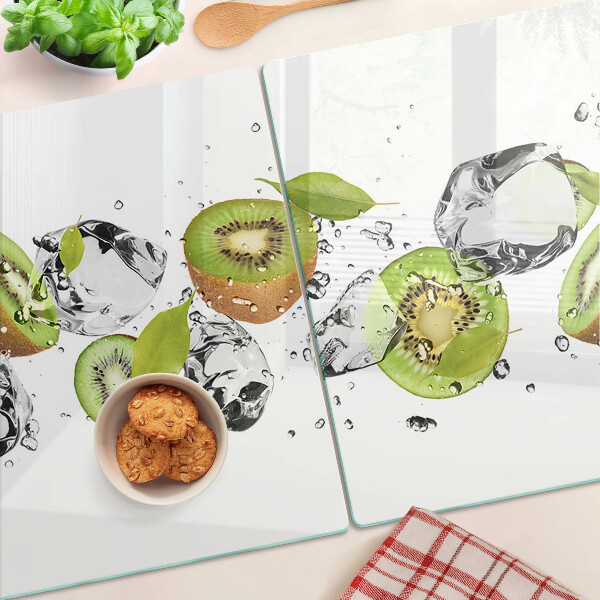 Snijplanken glas Fruit in ijs