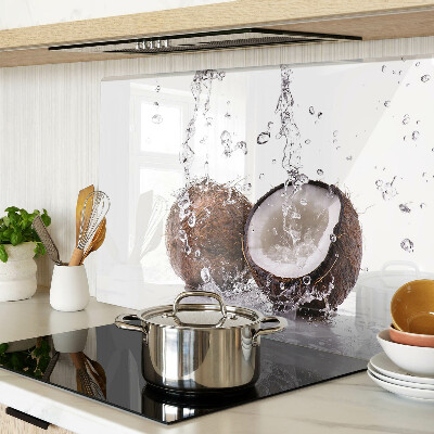 Glazen snijplanken Kokosnoot in water