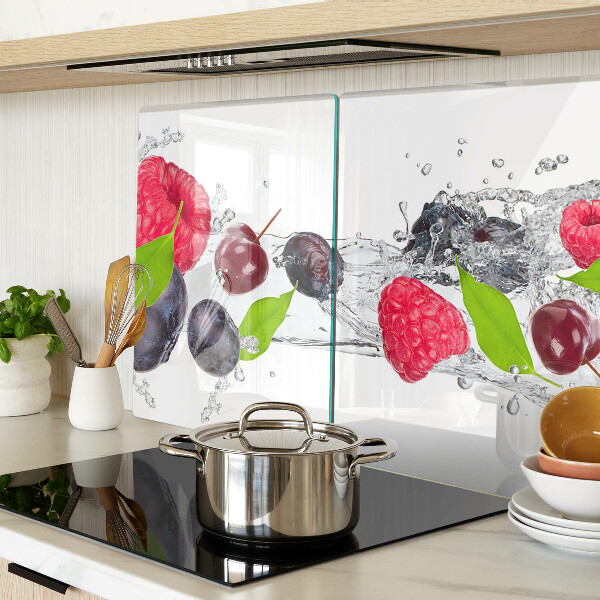 Glazen snijplanken Fruit in water