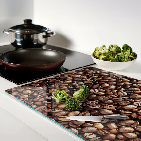 Snijplanken glas Koffiebonen