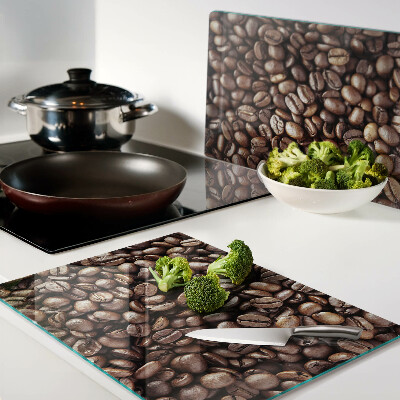 Snijplanken glas Koffiebonen