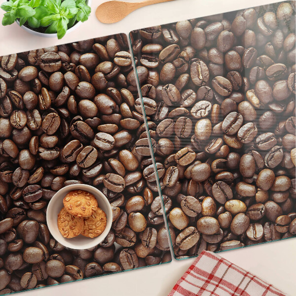 Snijplanken glas Koffiebonen