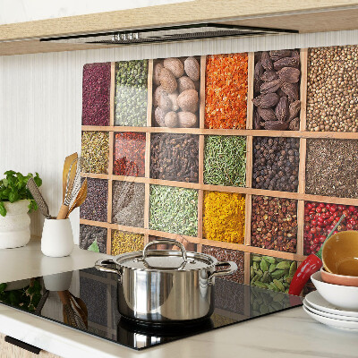 Snijplanken glas Specerijen in potjes