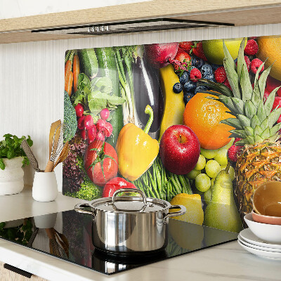 Snijplanken glas Fruit en groenten