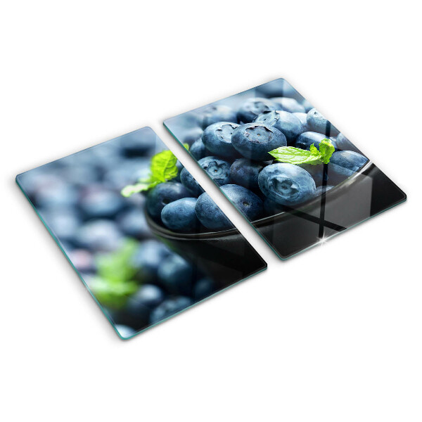 Glazen snijplanken Bessen in een kom