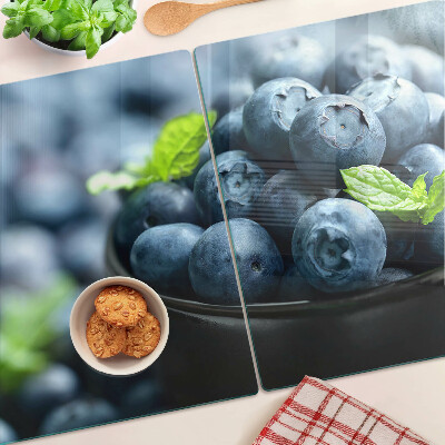 Glazen snijplanken Bessen in een kom