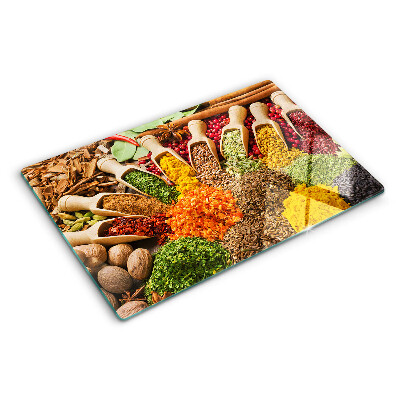 Snijplanken glas Specerijen en kruiden