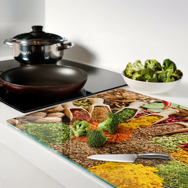 Snijplanken glas Specerijen en kruiden