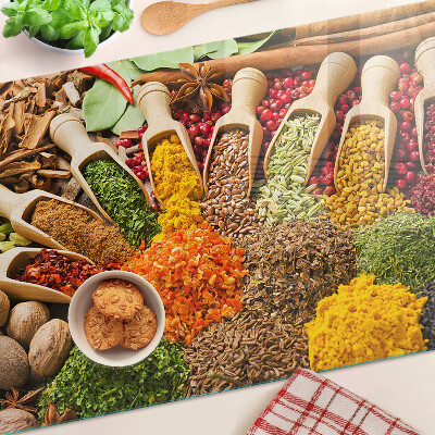 Snijplanken glas Specerijen en kruiden