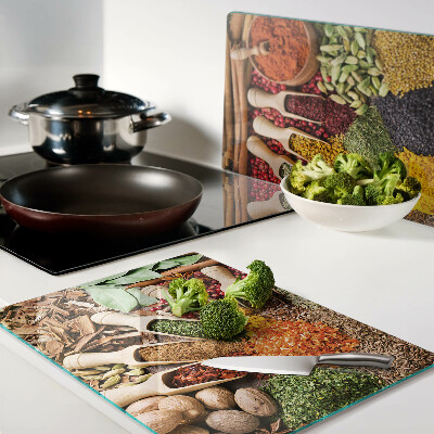 Glazen snijplanken Specerijen en kruiden