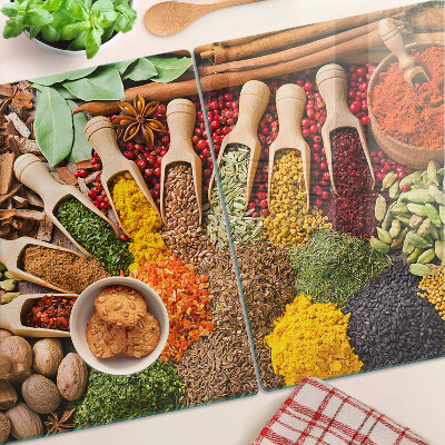 Glazen snijplanken Specerijen en kruiden