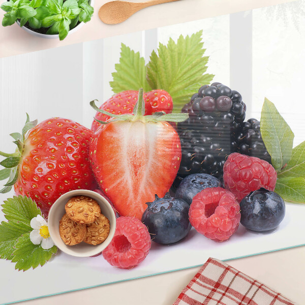 Snijplanken glas Bosvruchten