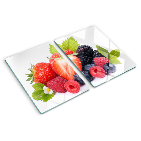 Snijplanken glas Bosvruchten