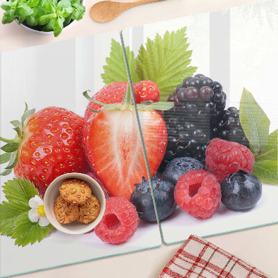 Snijplanken glas Bosvruchten