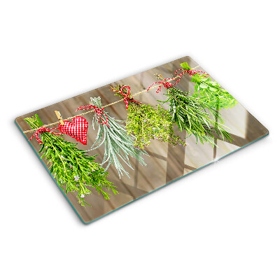 Glazen snijplanken Kruiden aan een touwtje