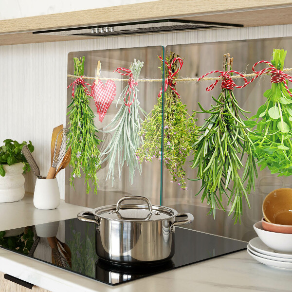 Glazen snijplanken Kruiden aan een touwtje