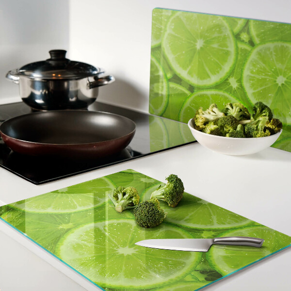 Glazen snijplanken Limoenschijfjes