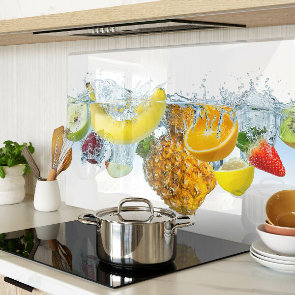 Snijplanken glas Fruit in water