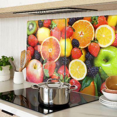 Snijplanken glas Tropische vruchten en bessen