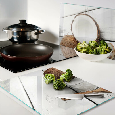 Snijplanken glas Kokosnoot en kokosproducten