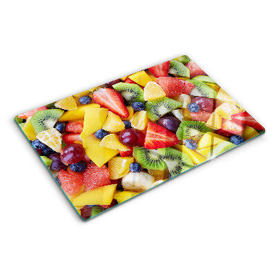 Snijplanken glas Fruitsalade