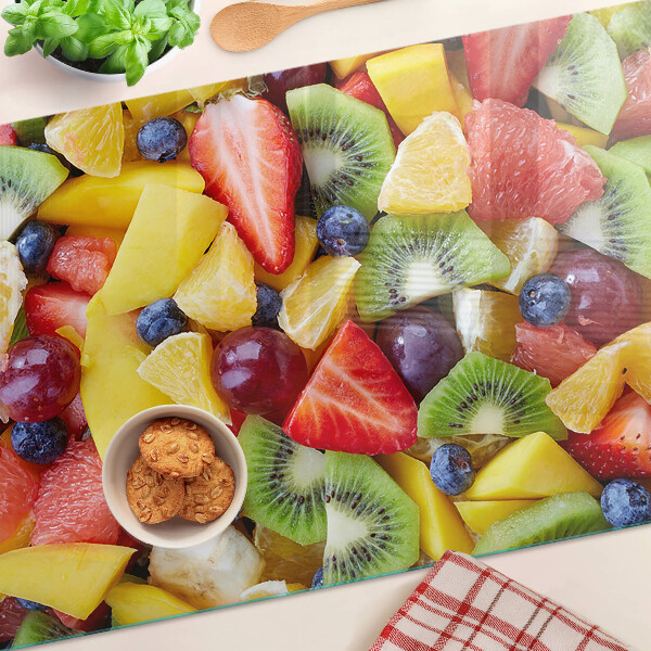Snijplanken glas Fruitsalade