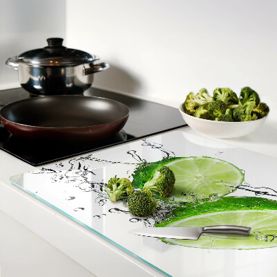 Glazen snijplanken Citroenen in water