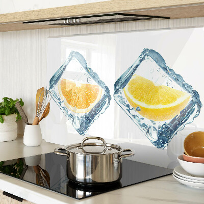 Snijplanken van glas Fruit in ijs