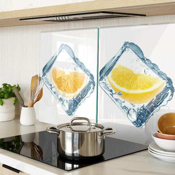 Snijplanken van glas Fruit in ijs