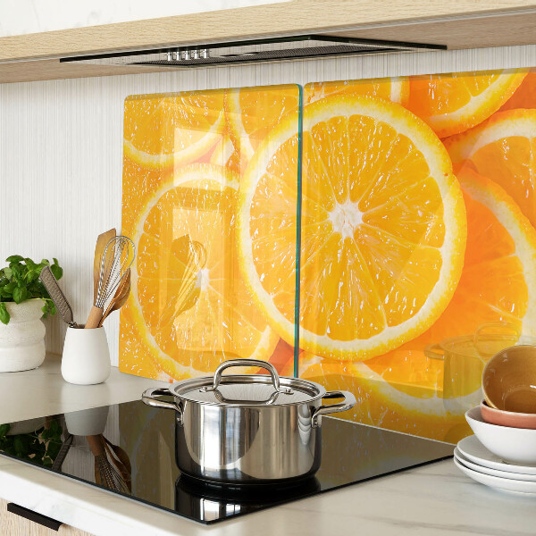 Snijplanken glas Sinaasappelschijfjes