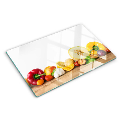 Snijplanken glas Fruit op een plank