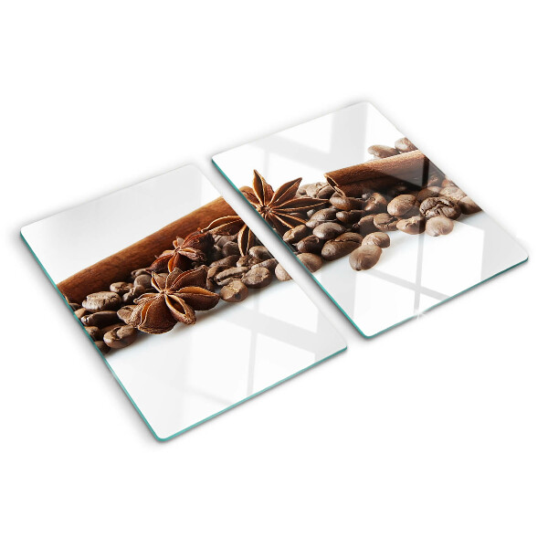 Glazen snijplanken Koffie en kruiden