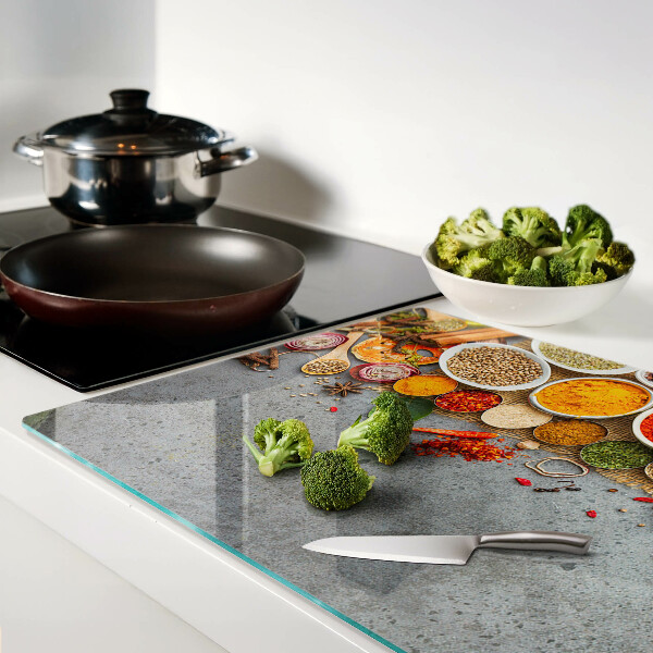 Snijplanken van glas Specerijen en kruiden