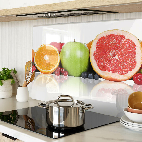 Snijplanken glas Citrusvruchten in pastelkleuren