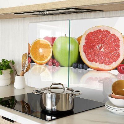 Snijplanken glas Citrusvruchten in pastelkleuren