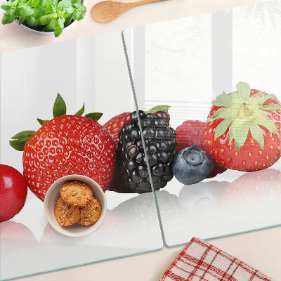 Glazen snijplanken Bosvruchten