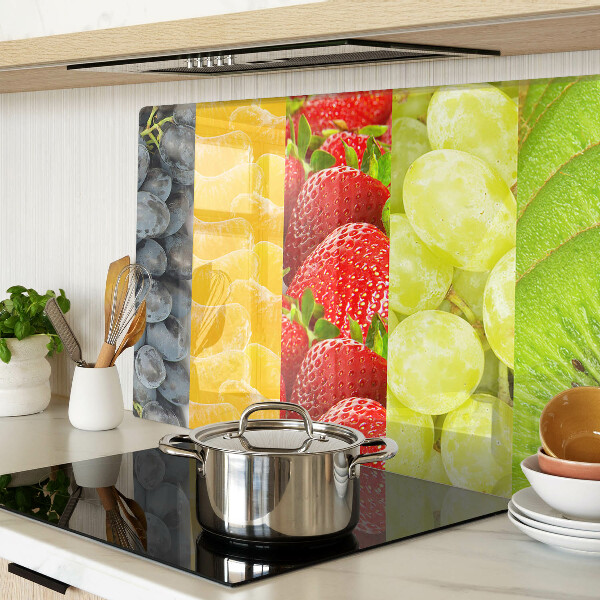 Snijplanken van glas Gestreept fruit