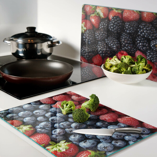 Glazen snijplanken Bosvruchten