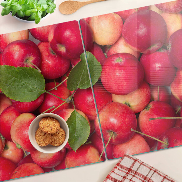 Snijplanken glas Appels in verschillende tinten