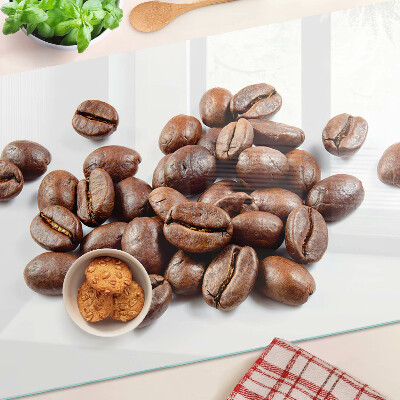 Glazen snijplanken Koffiebonen