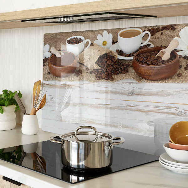 Snijplanken glas Koffie en koffiebonen