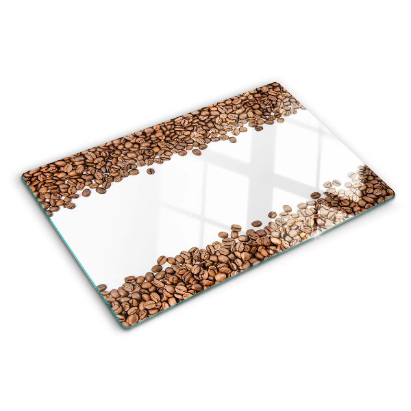 Snijplanken van glas Koffiebonen
