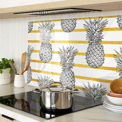 Snijplanken van glas Ananas op reepjes