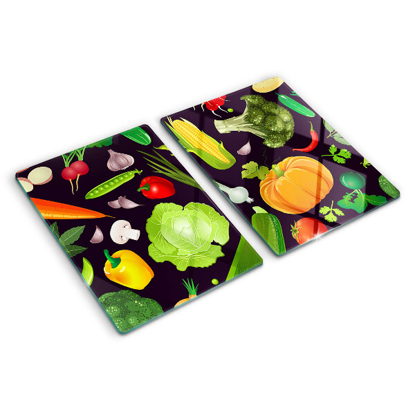 Glazen snijplanken Groenten en kruiden